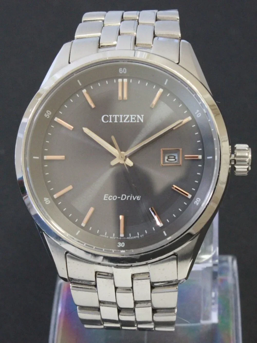 Citizen Contemporary Dress Men's Watch 41mm Grey Dial On Stainless Steel